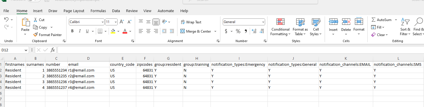 Graphical user interface, application, table, Excel Description automatically generated